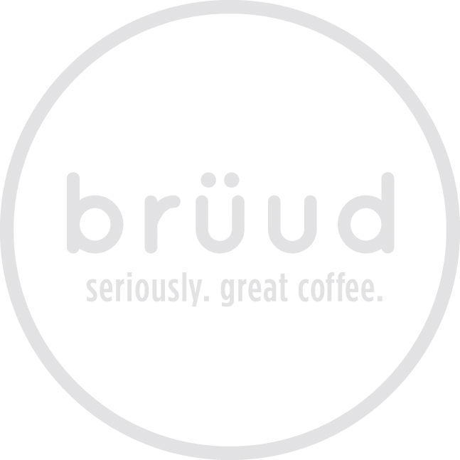 Bruud Coffee Logo Inverted